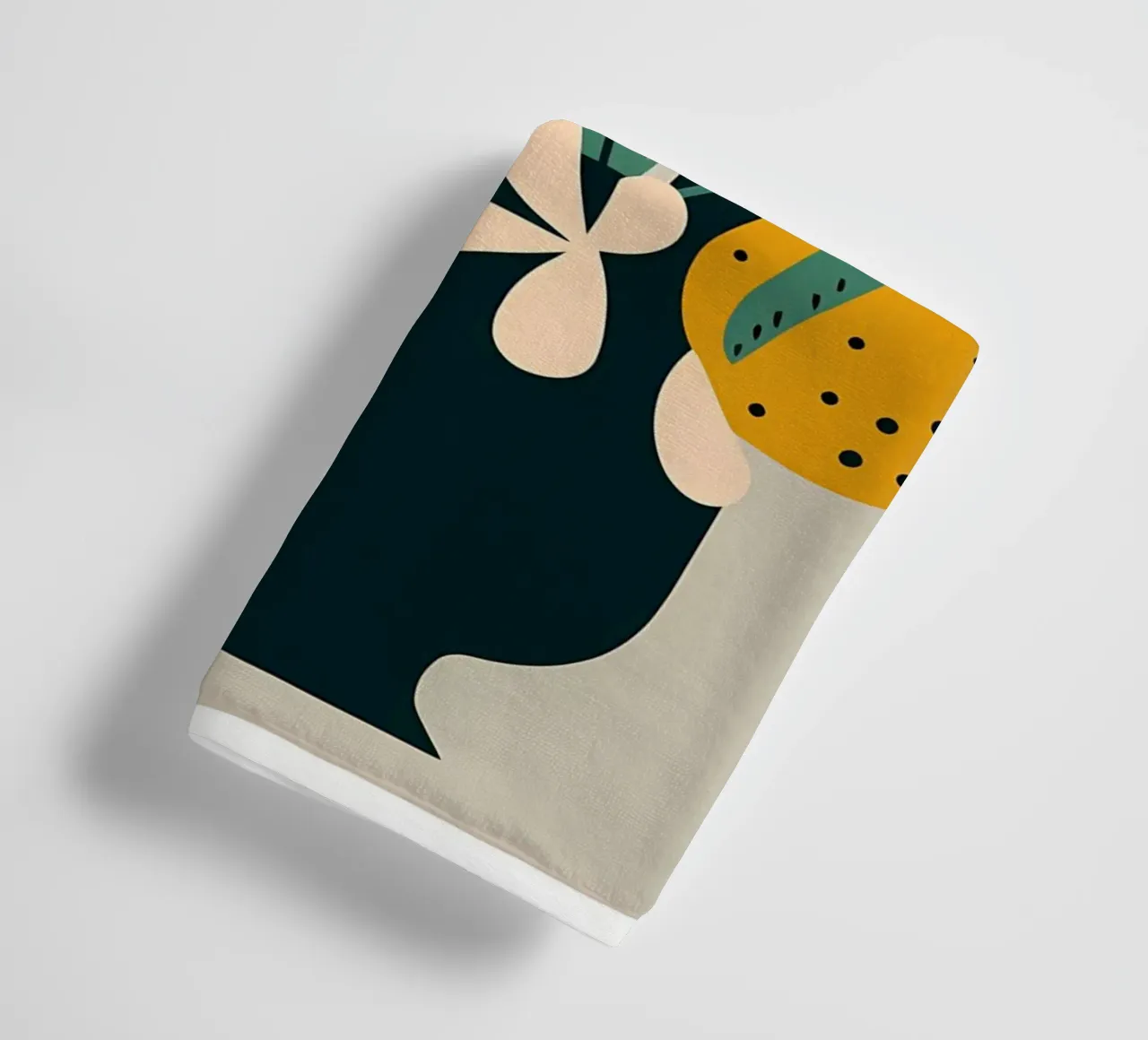 Illustrazione di fiori asciugamano da bagno da Locquinn Fuller