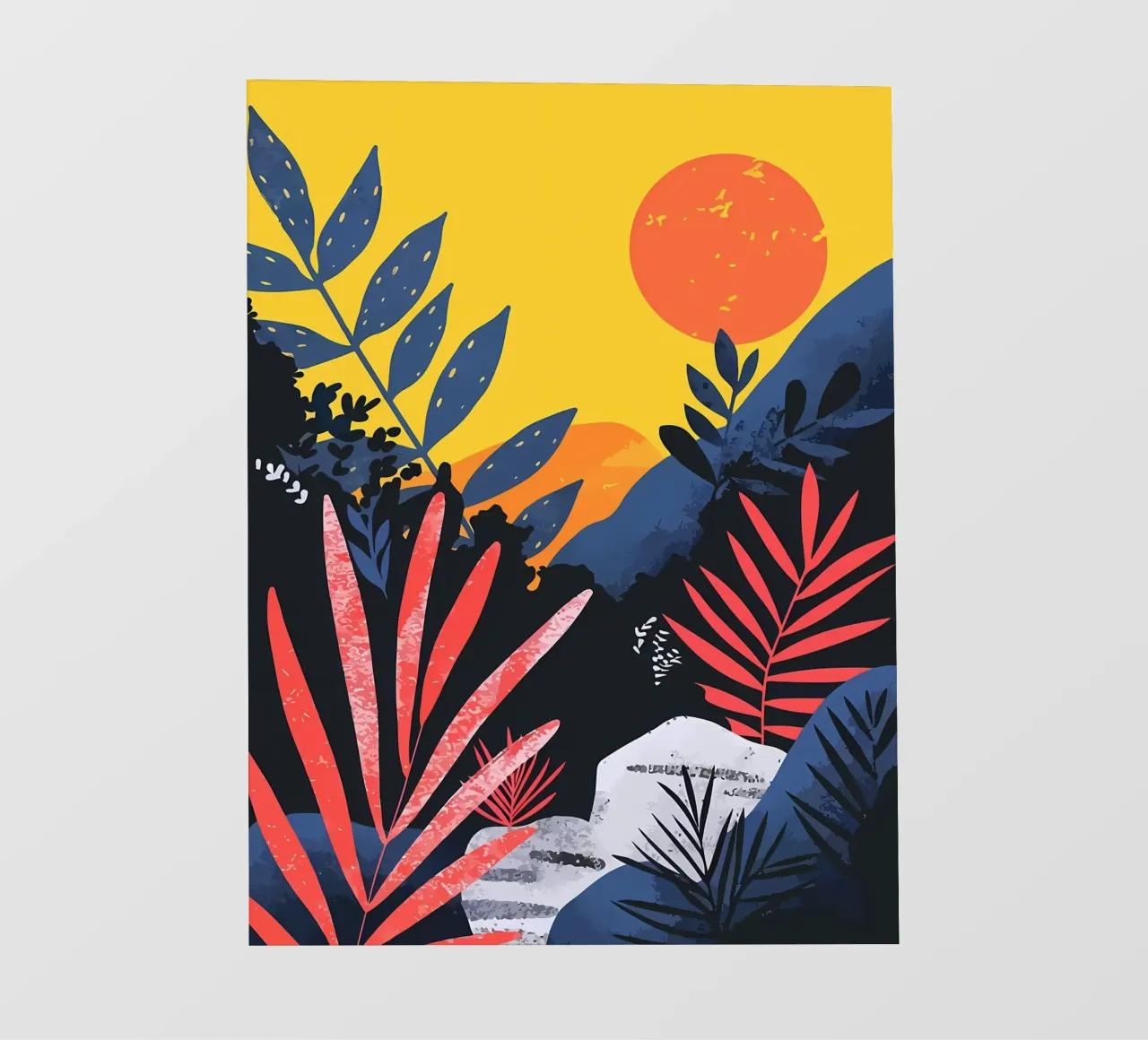 Foresta Natura Boho pellicola backlit da Locquinn Fuller