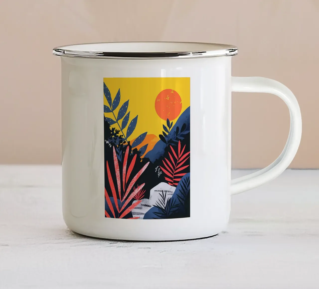 Foresta Natura Boho tazza in smalto da Locquinn Fuller