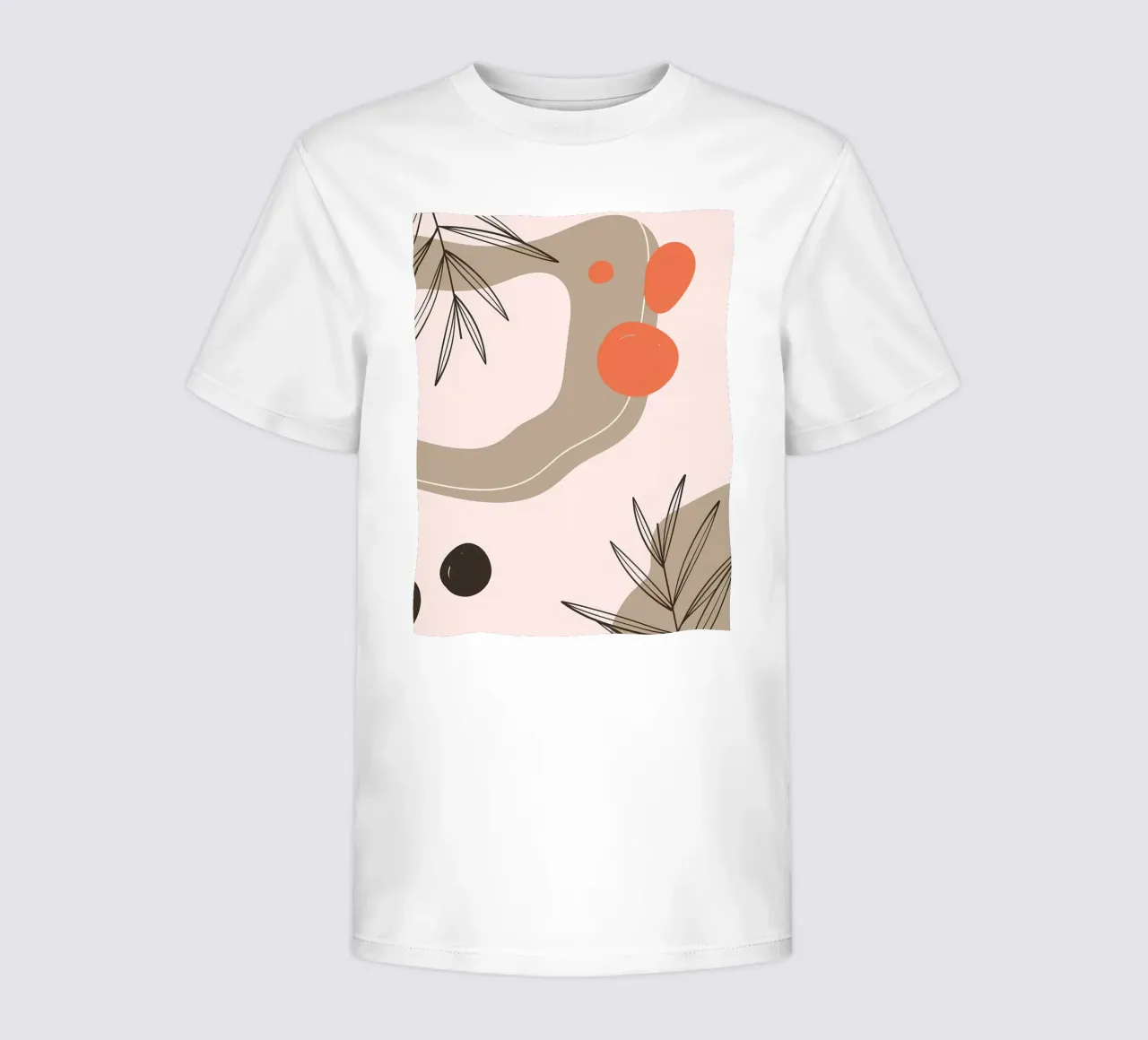 Forme geometriche con foglia t-shirt bambini da Locquinn Fuller