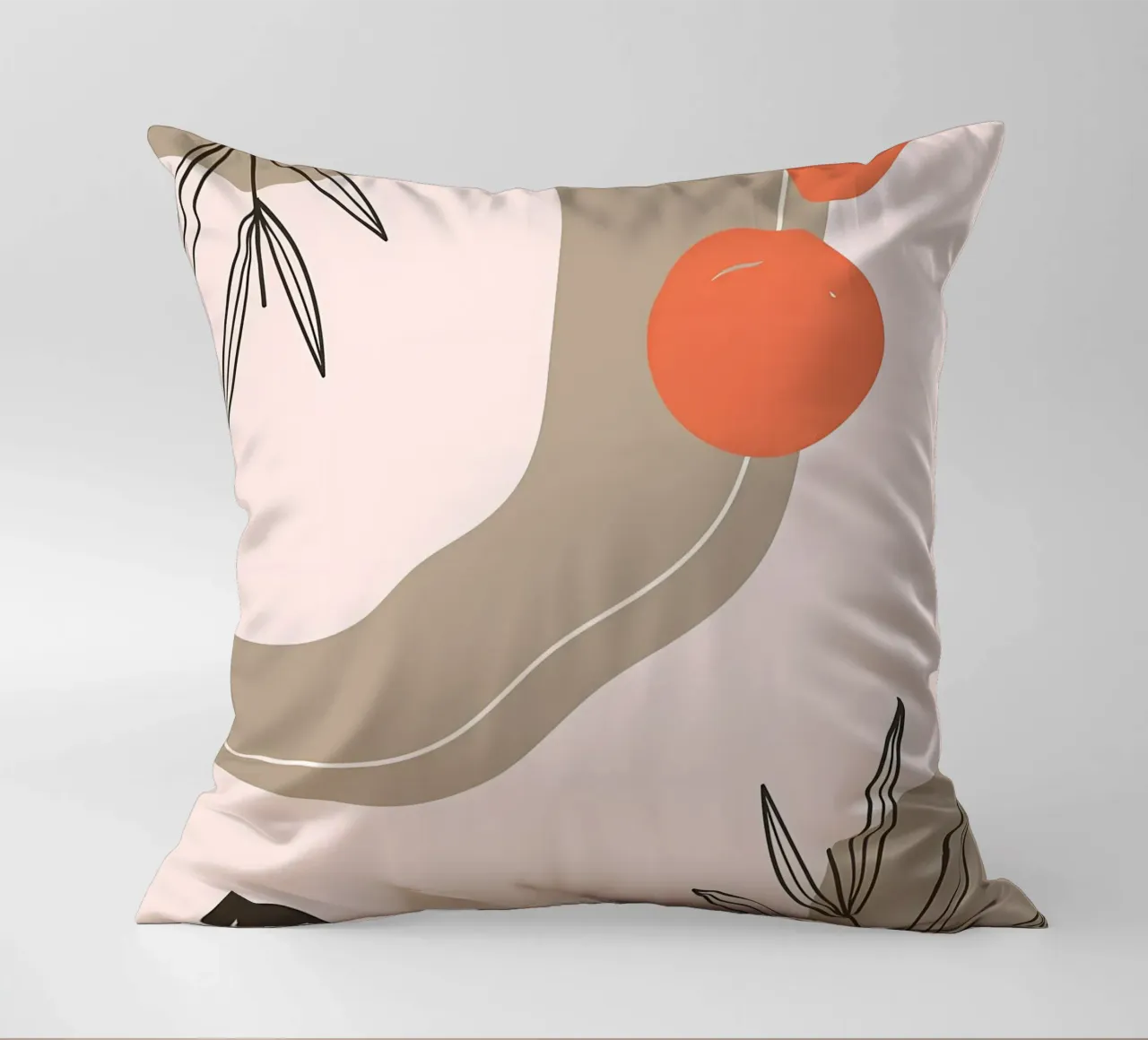 Forme geometriche con foglia cuscino da Locquinn Fuller