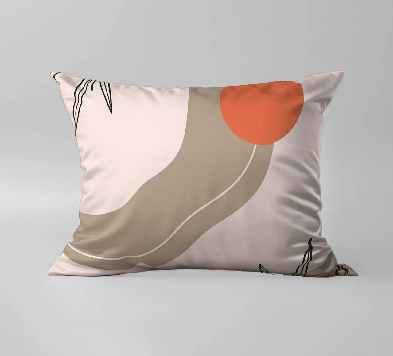 Forme geometriche con foglia cuscino da Locquinn Fuller