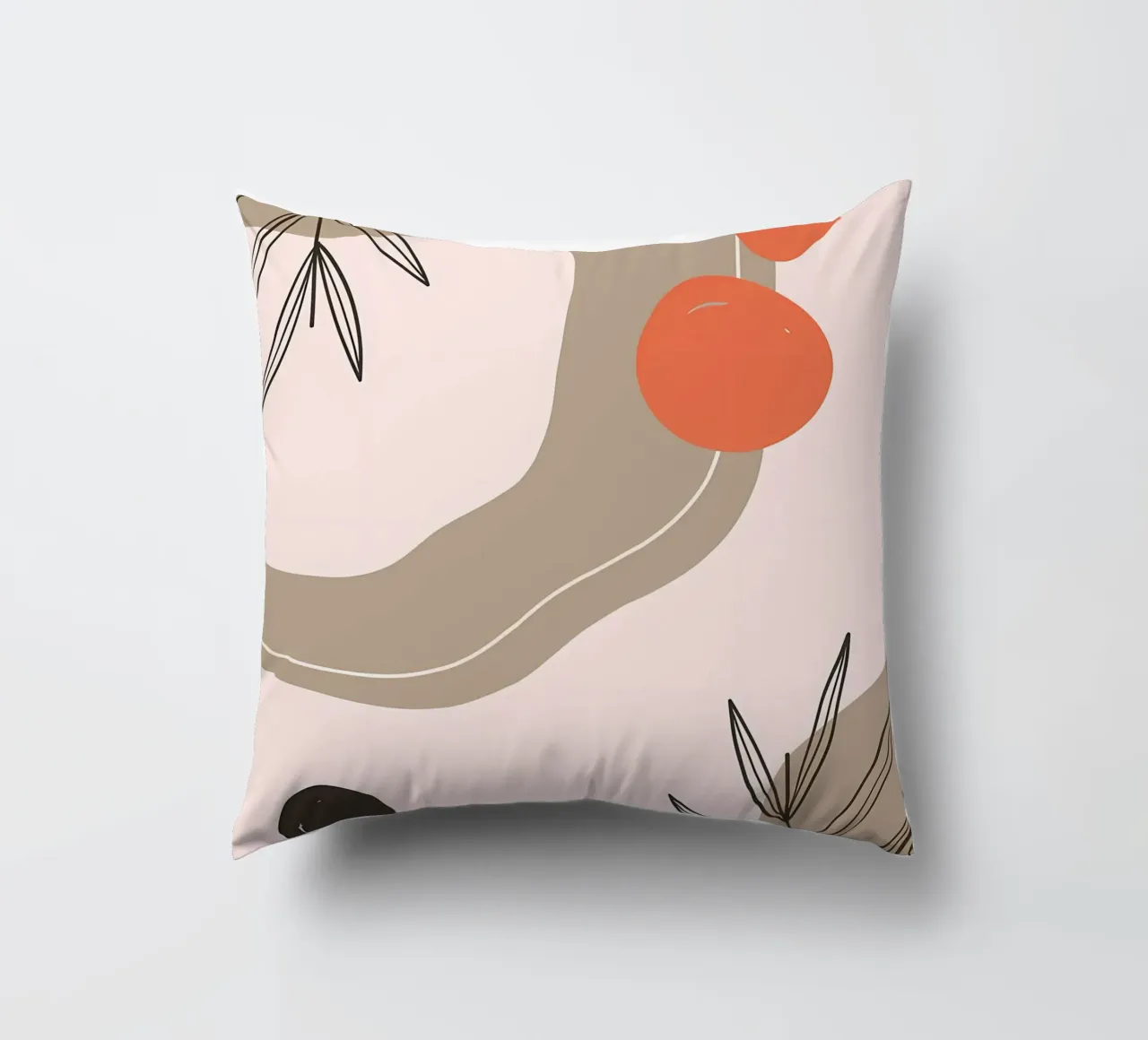 Forme geometriche con foglia cuscino da Locquinn Fuller