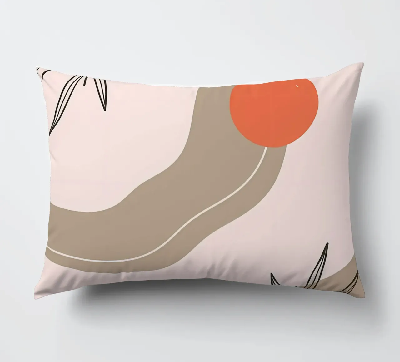 Forme geometriche con foglia cuscino da Locquinn Fuller