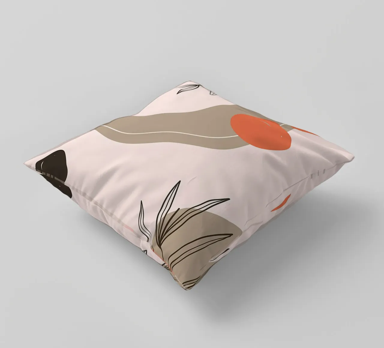Forme geometriche con foglia cuscino da Locquinn Fuller