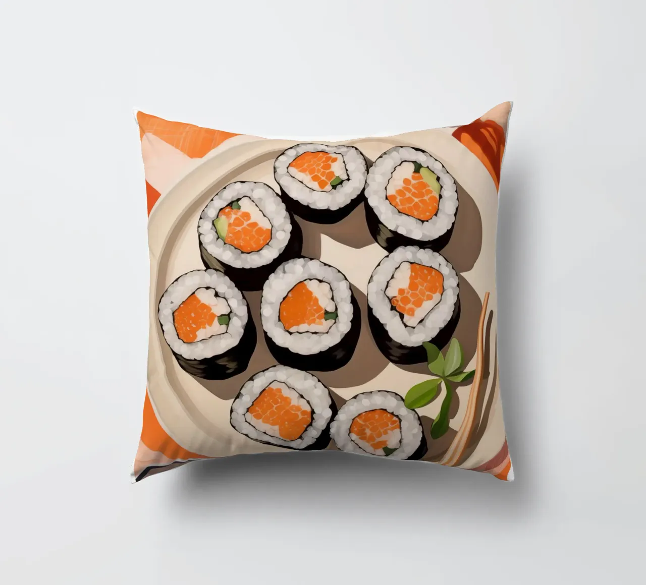 Boho Poster Club 3 Sushi cuscino da Boho Print Collection