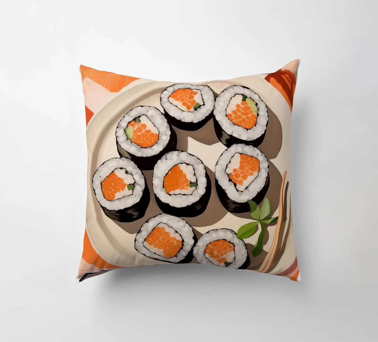 Boho Poster Club 3 Sushi cuscino da Boho Print Collection