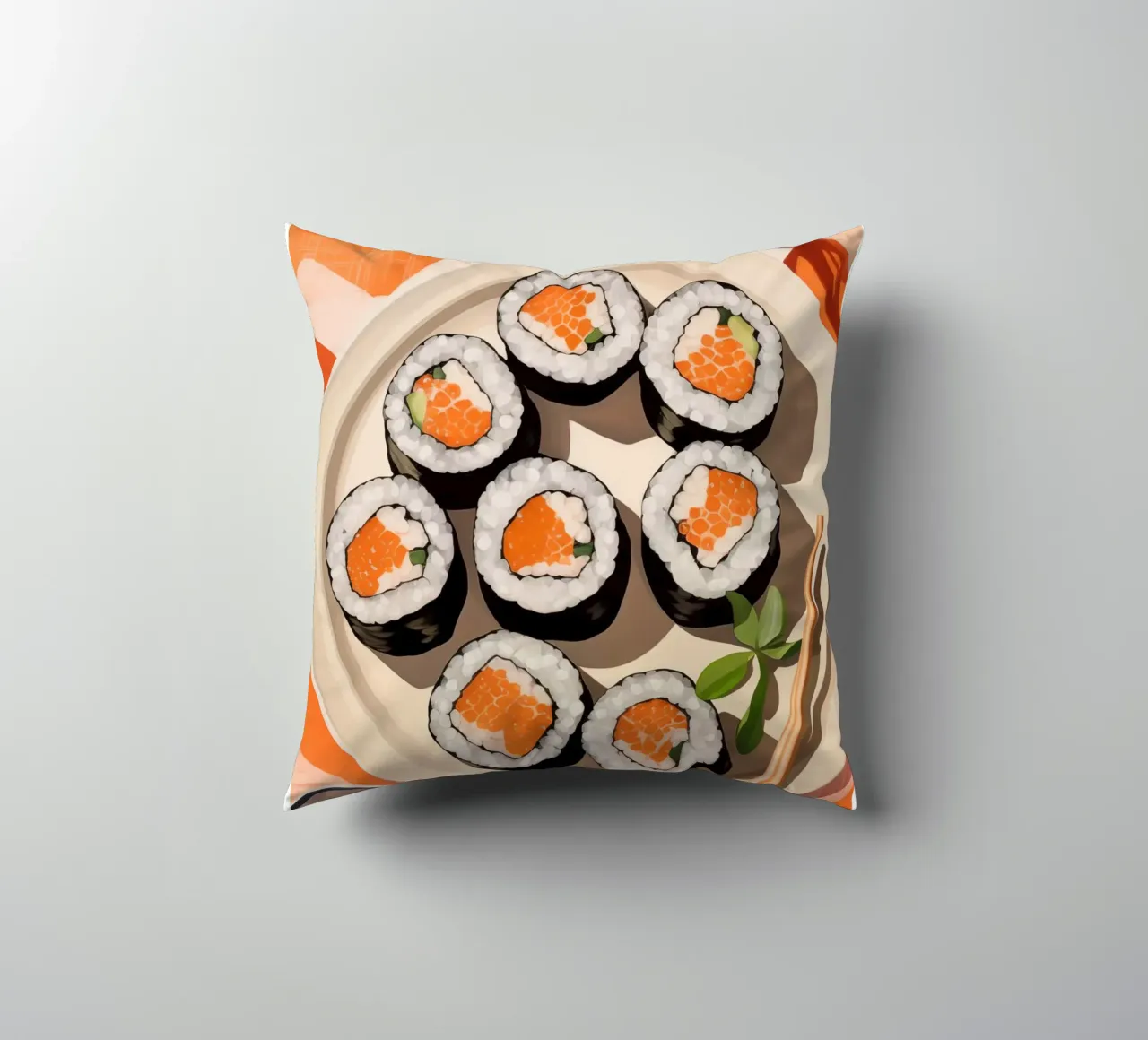 Boho Poster Club 3 Sushi cuscino da Boho Print Collection