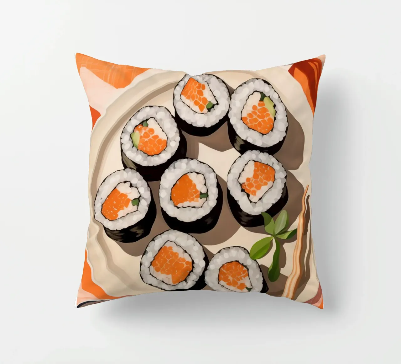 Boho Poster Club 3 Sushi cuscino da Boho Print Collection