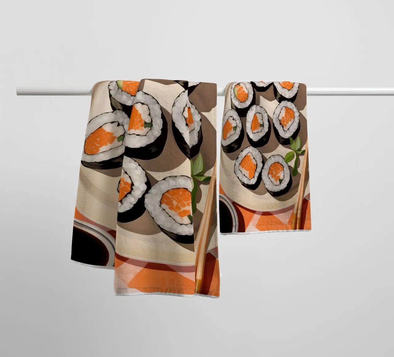 Boho Poster Club 3 Sushi asciugamano da bagno da Boho Print Collection