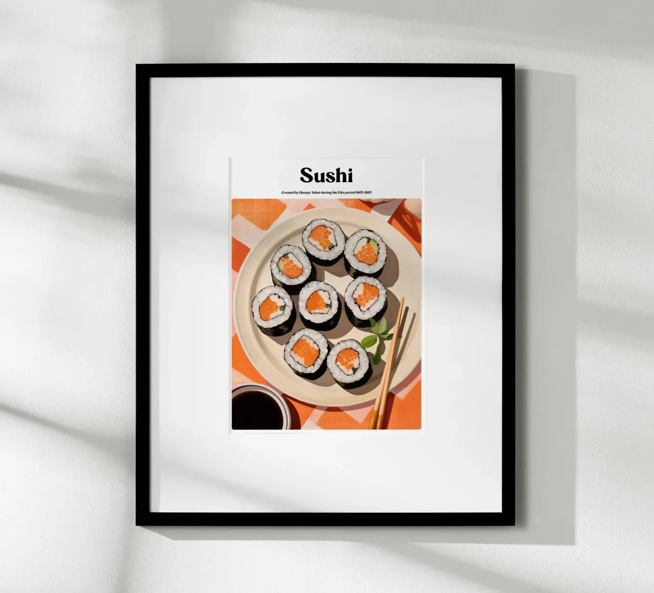 Boho Poster Club 3 Sushi carta hahnemühle da Boho Print Collection