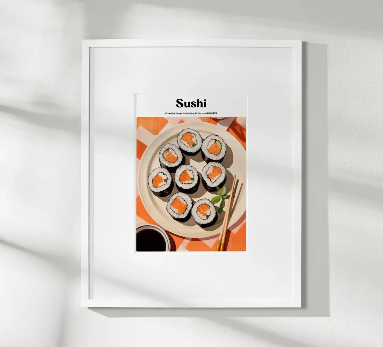 Boho Poster Club 3 Sushi carta hahnemühle da Boho Print Collection