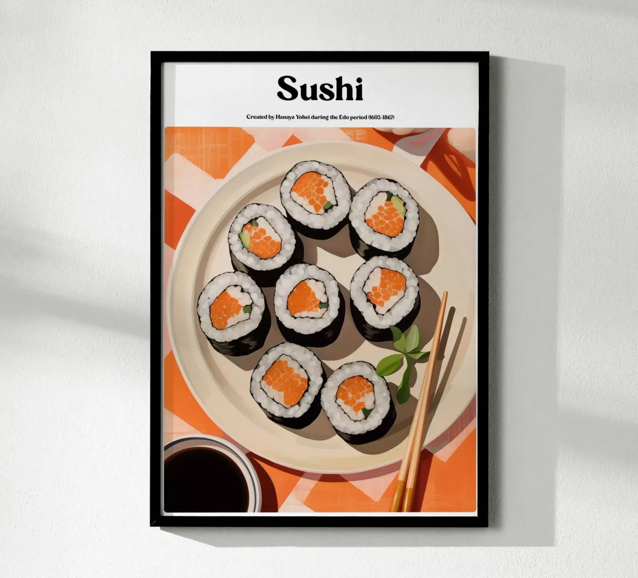 Boho Poster Club 3 Sushi carta hahnemühle da Boho Print Collection