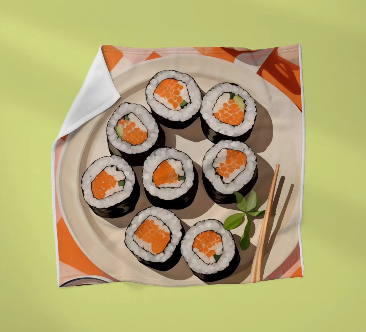 Boho Poster Club 3 Sushi coperta in pile da Boho Print Collection