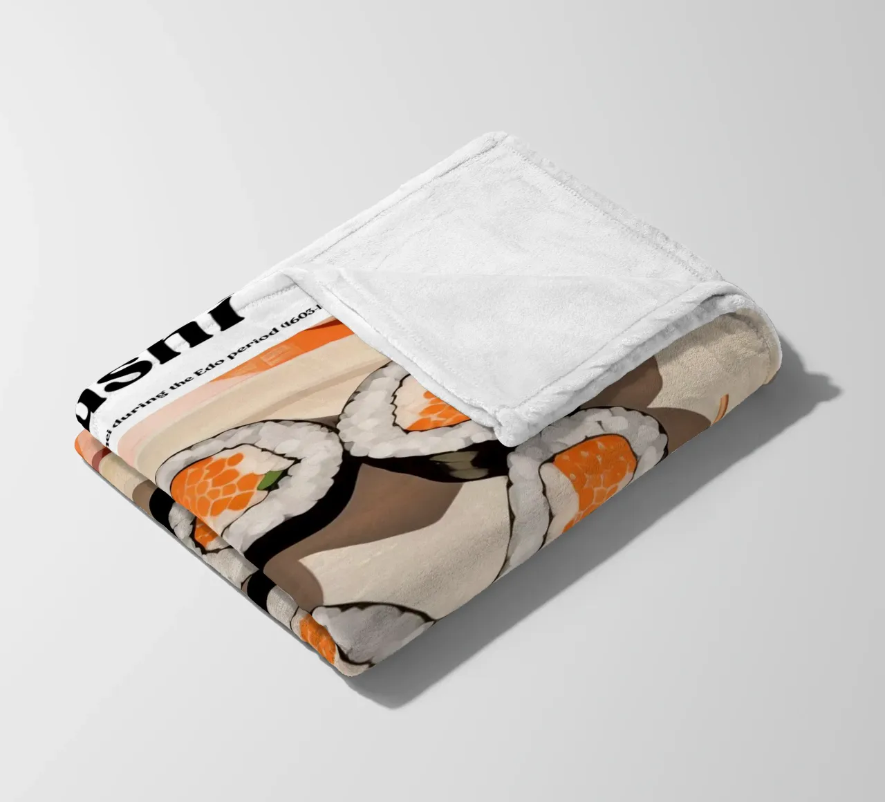 Boho Poster Club 3 Sushi coperta in pile da Boho Print Collection