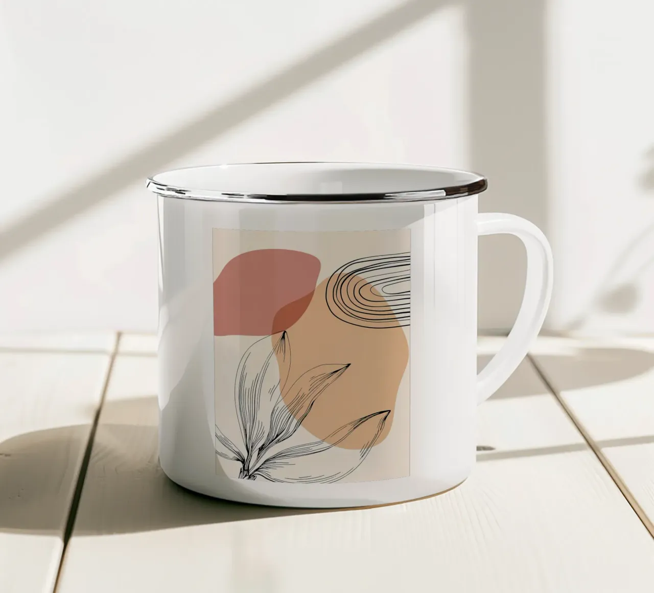Jojoba tazza in smalto da Locquinn Fuller