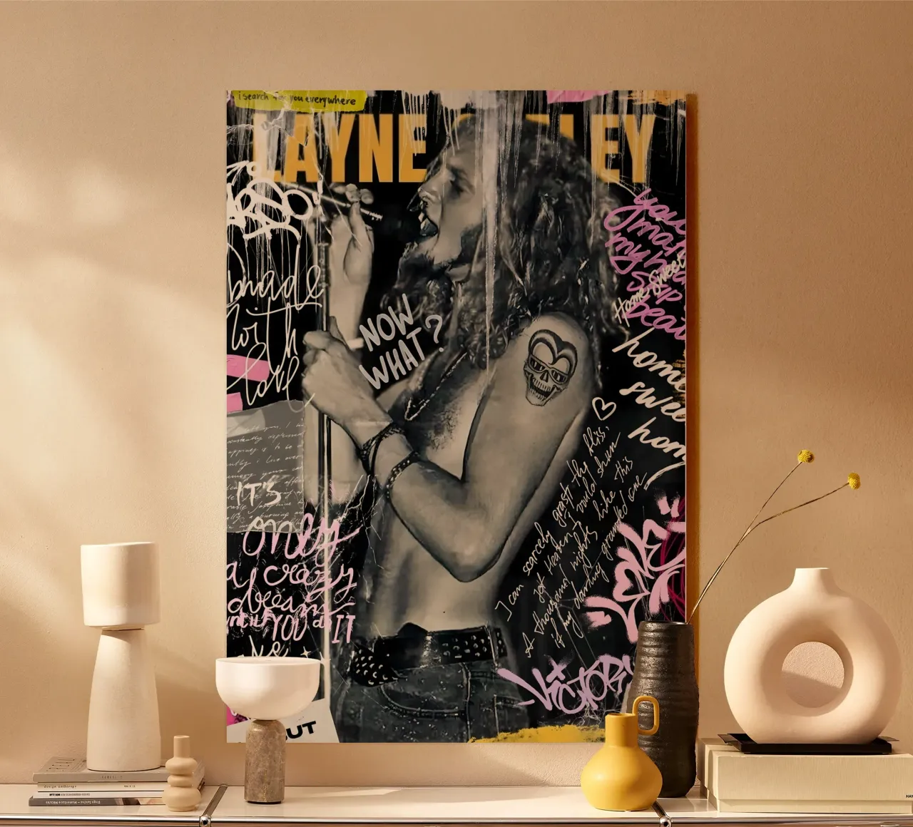 Layne Staley alluminio dibond da Digital Street art