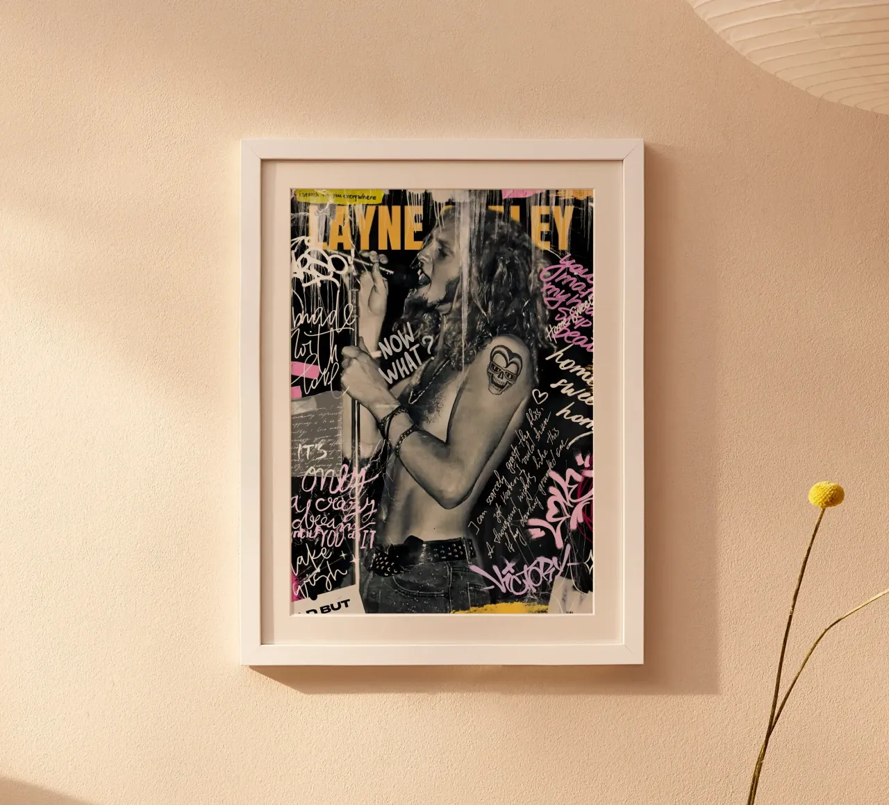 Layne Staley poster da Digital Street art