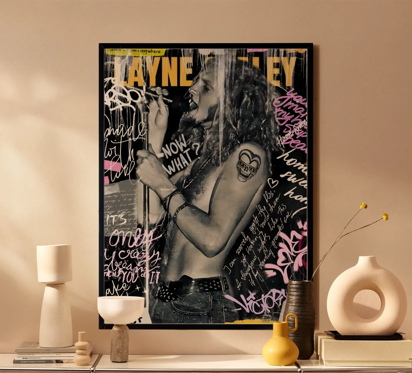 Layne Staley poster de Digital Street art