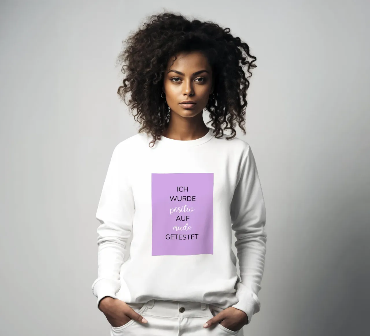 Grappig tekstontwerp sweatshirt van BenCoStyle