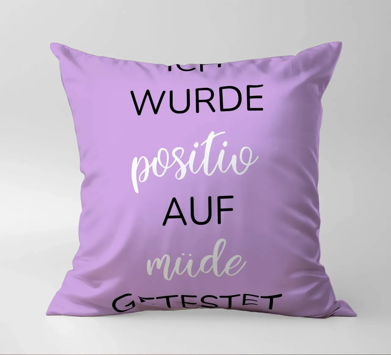 Grappig tekstontwerp kussen van BenCoStyle