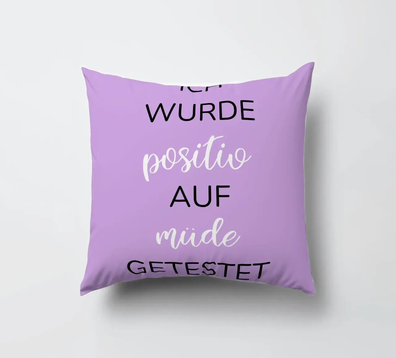 Grappig tekstontwerp kussen van BenCoStyle