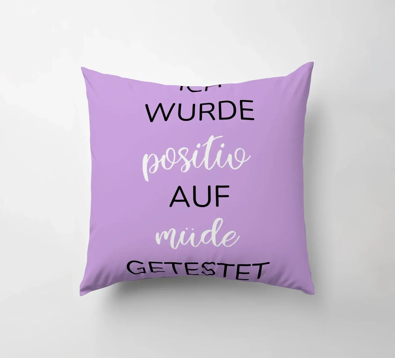 Grappig tekstontwerp kussen van BenCoStyle