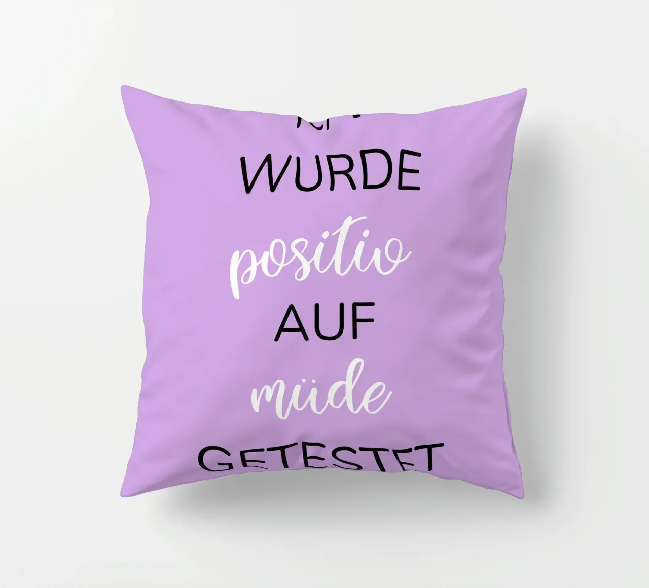 Grappig tekstontwerp kussen van BenCoStyle