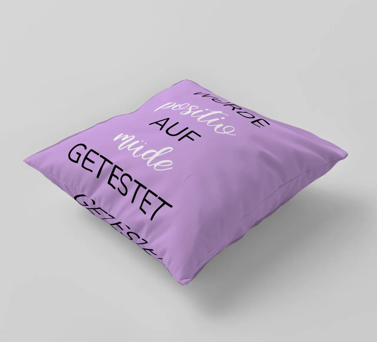Grappig tekstontwerp kussen van BenCoStyle