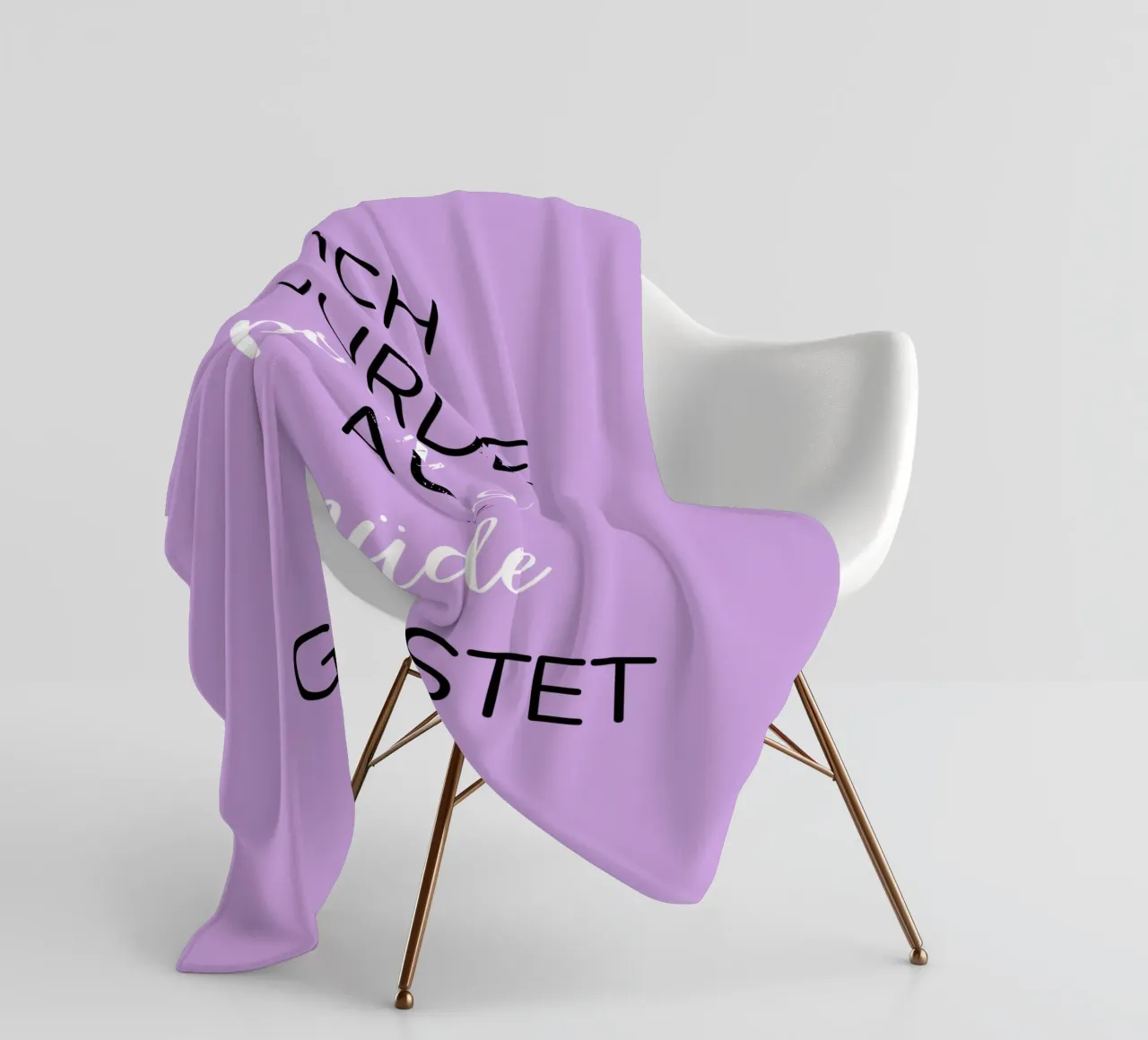 Lustiges Text Design Fleecedecke von BenCoStyle