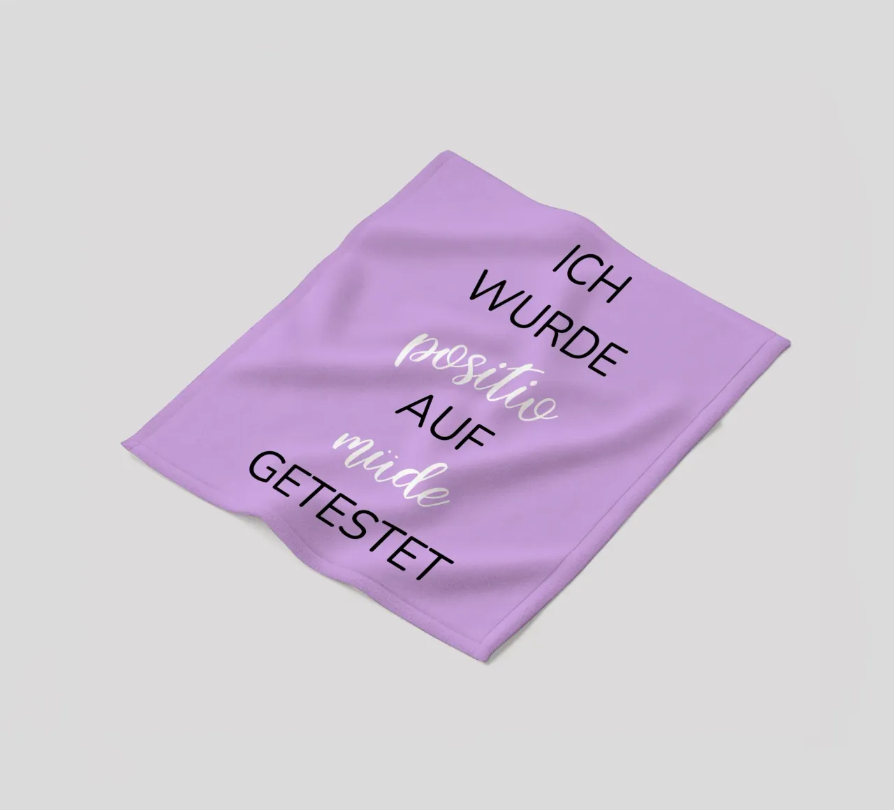 Lustiges Text Design Fleecedecke von BenCoStyle