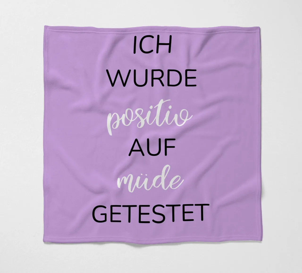 Lustiges Text Design Fleecedecke von BenCoStyle