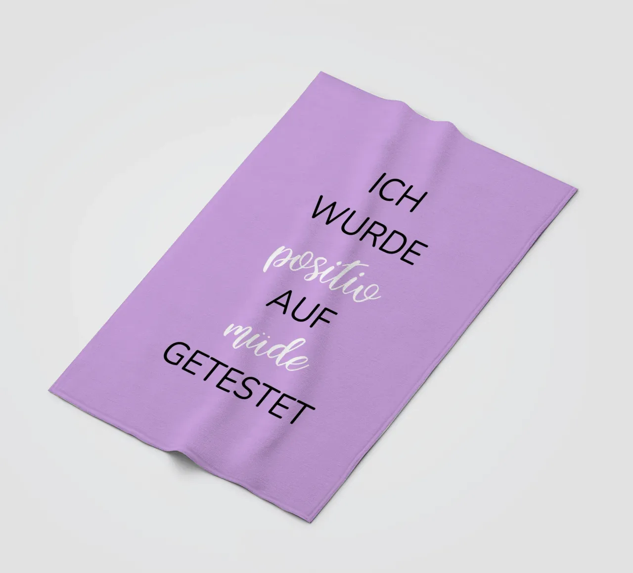 Lustiges Text Design Fleecedecke von BenCoStyle