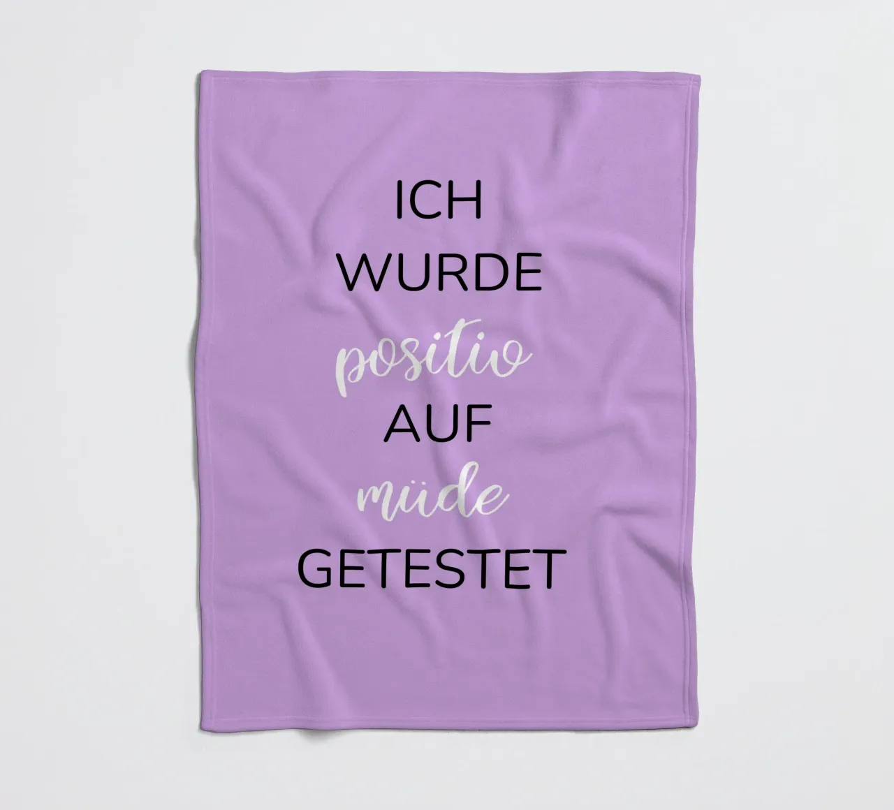 Lustiges Text Design Fleecedecke von BenCoStyle