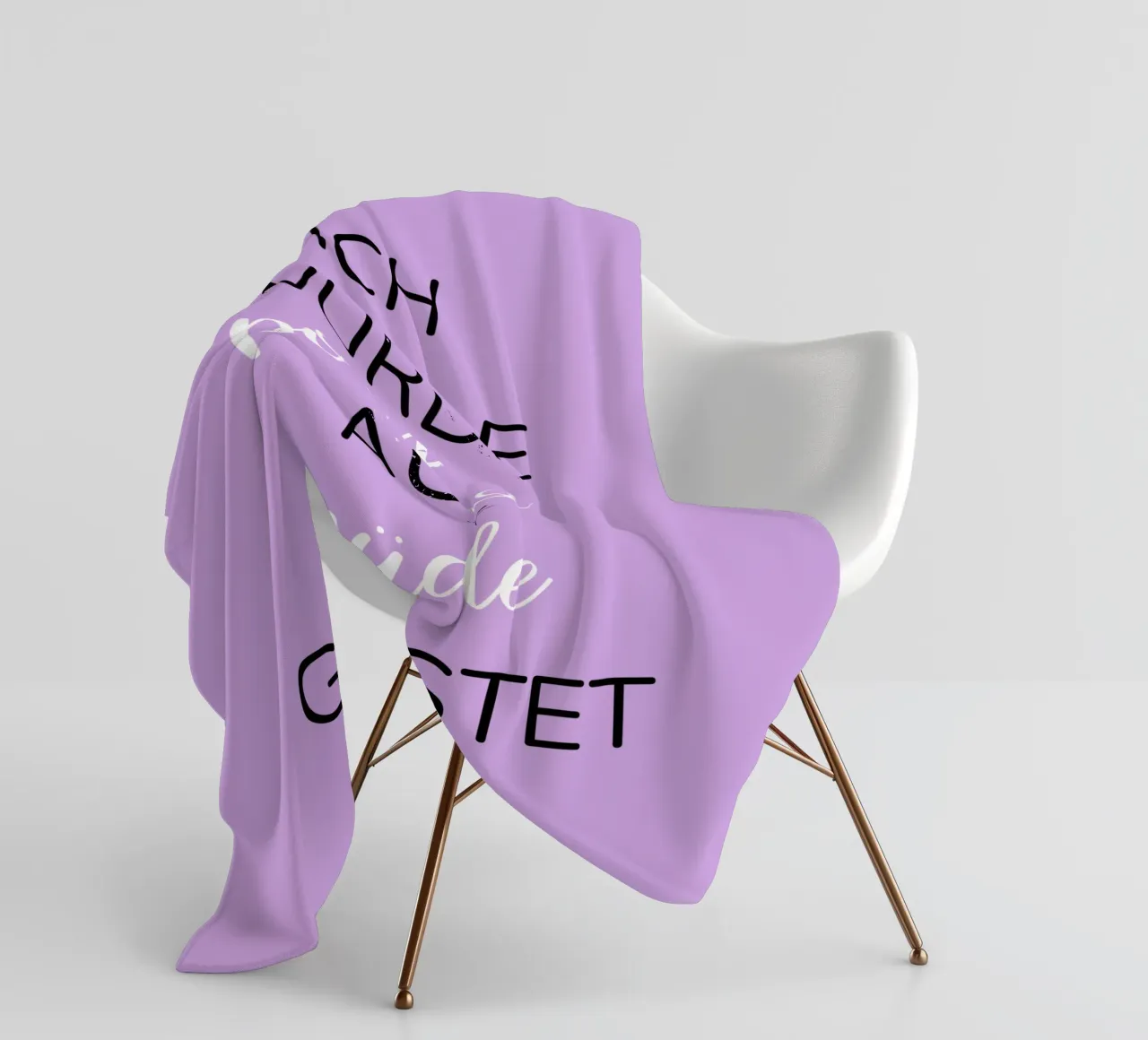 Lustiges Text Design Fleecedecke von BenCoStyle