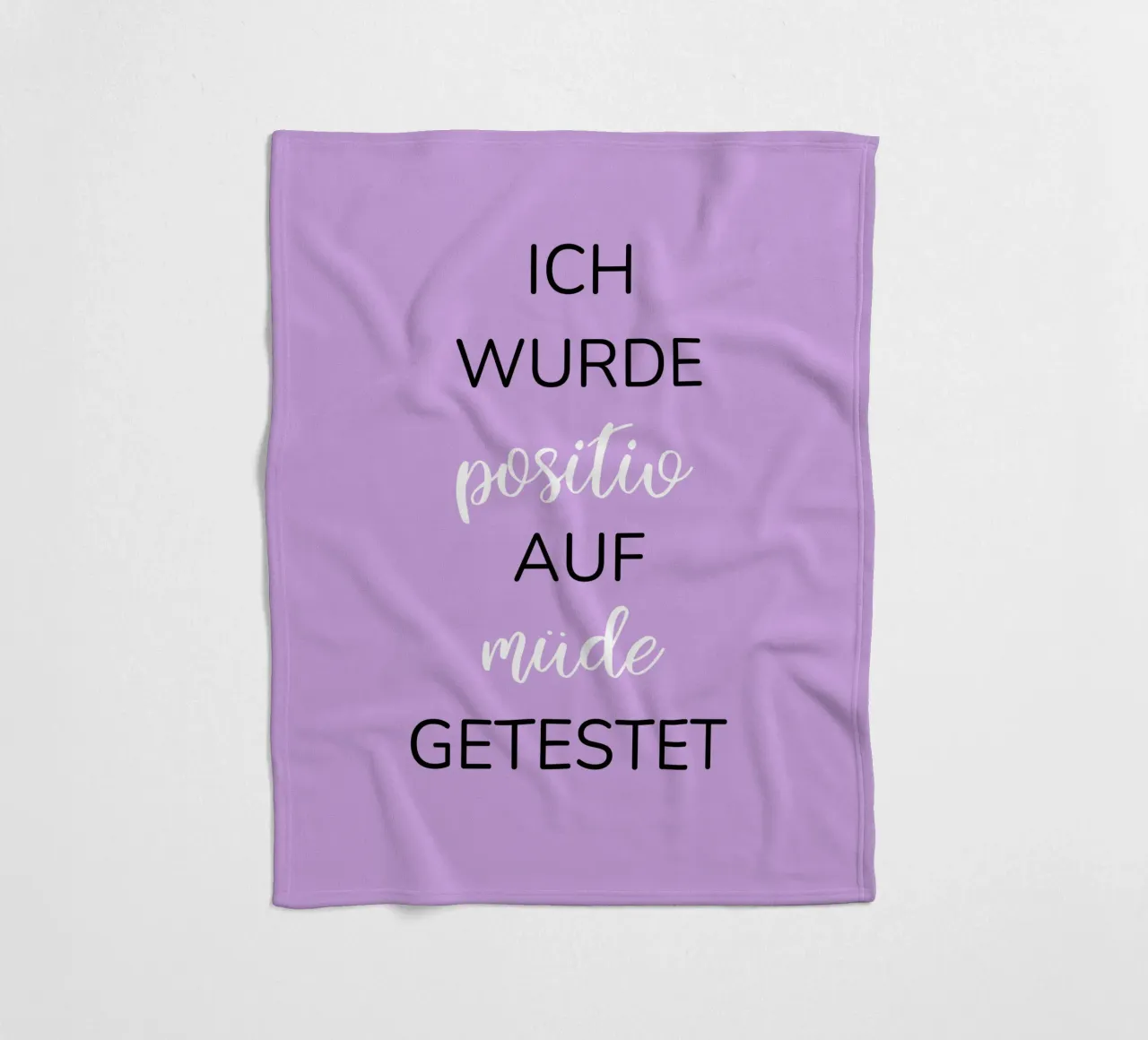 Lustiges Text Design Fleecedecke von BenCoStyle