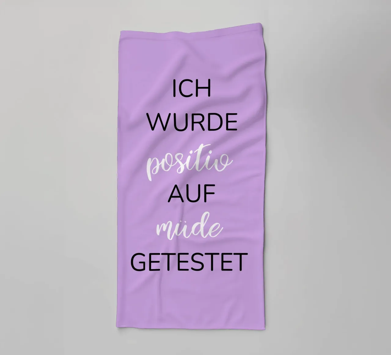 Grappig tekstontwerp badhanddoek van BenCoStyle