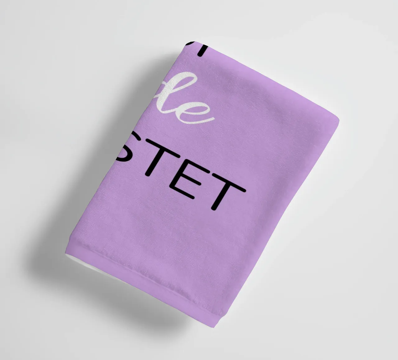Grappig tekstontwerp badhanddoek van BenCoStyle