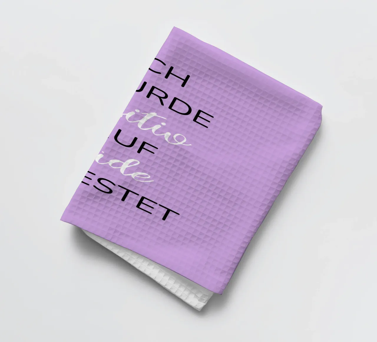 Lustiges Text Design Geschirrtuch von BenCoStyle