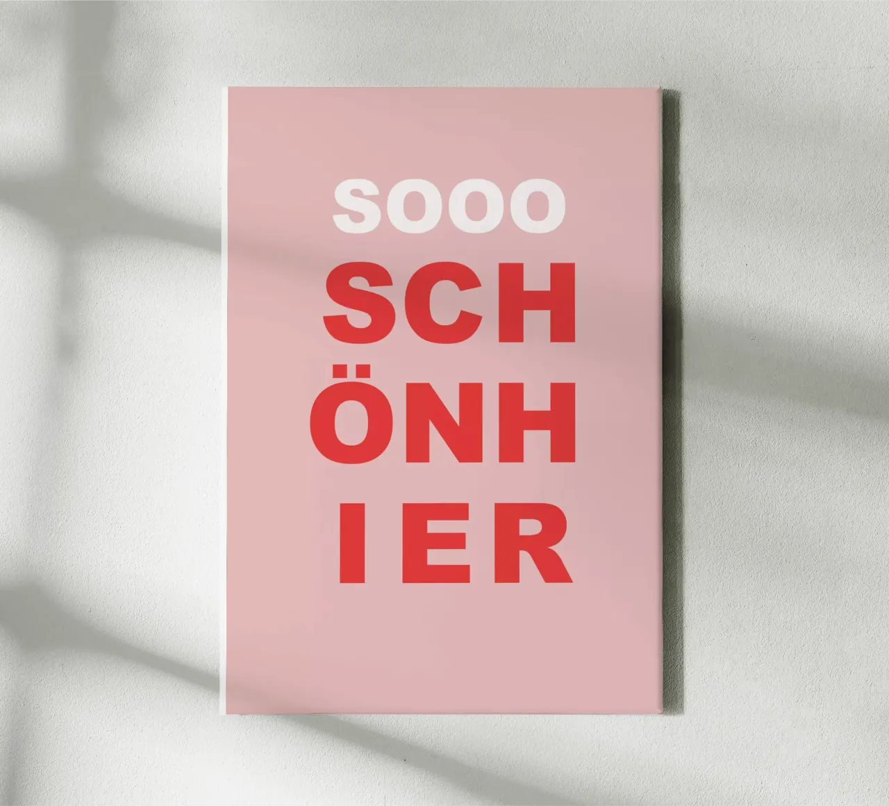 sooo schön hier canvas by Hej Ibiza by Ute Arnold