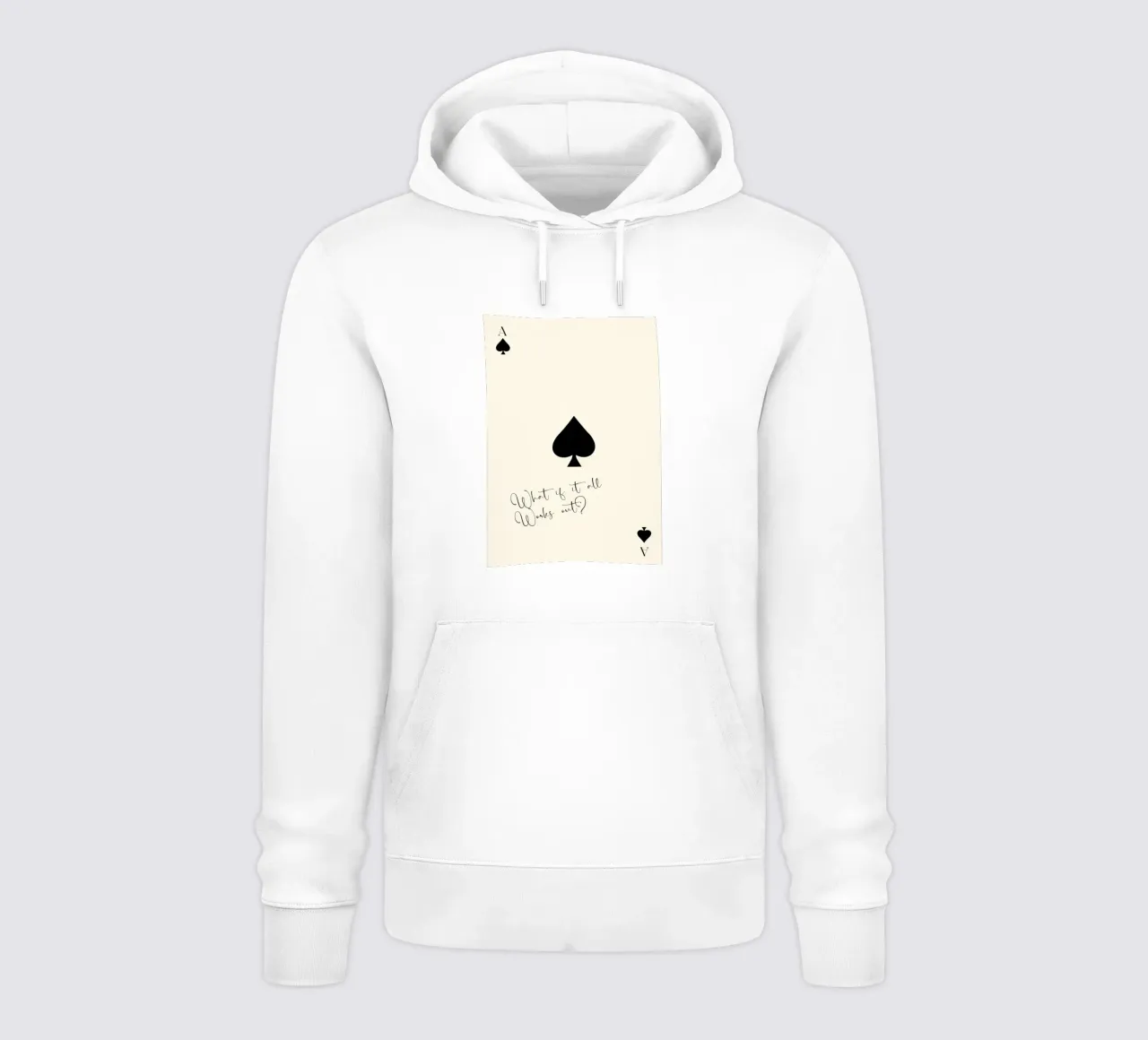 What If It All Works Out felpa con cappuccio da Attaboy Dsgn