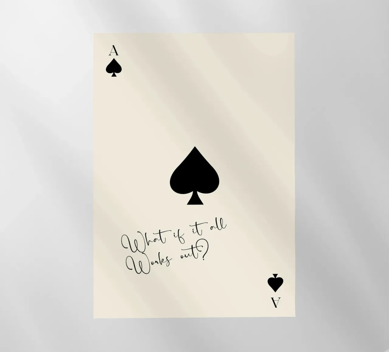 What If It All Works Out Backlit Folie von Attaboy Dsgn