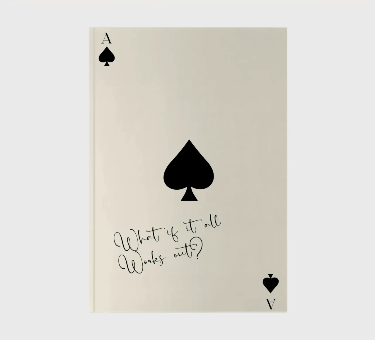 What If It All Works Out Notizbuch von Attaboy Dsgn