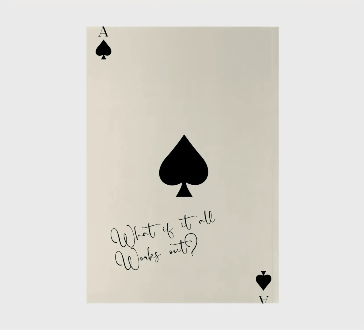 What If It All Works Out carnet de notes de Attaboy Dsgn