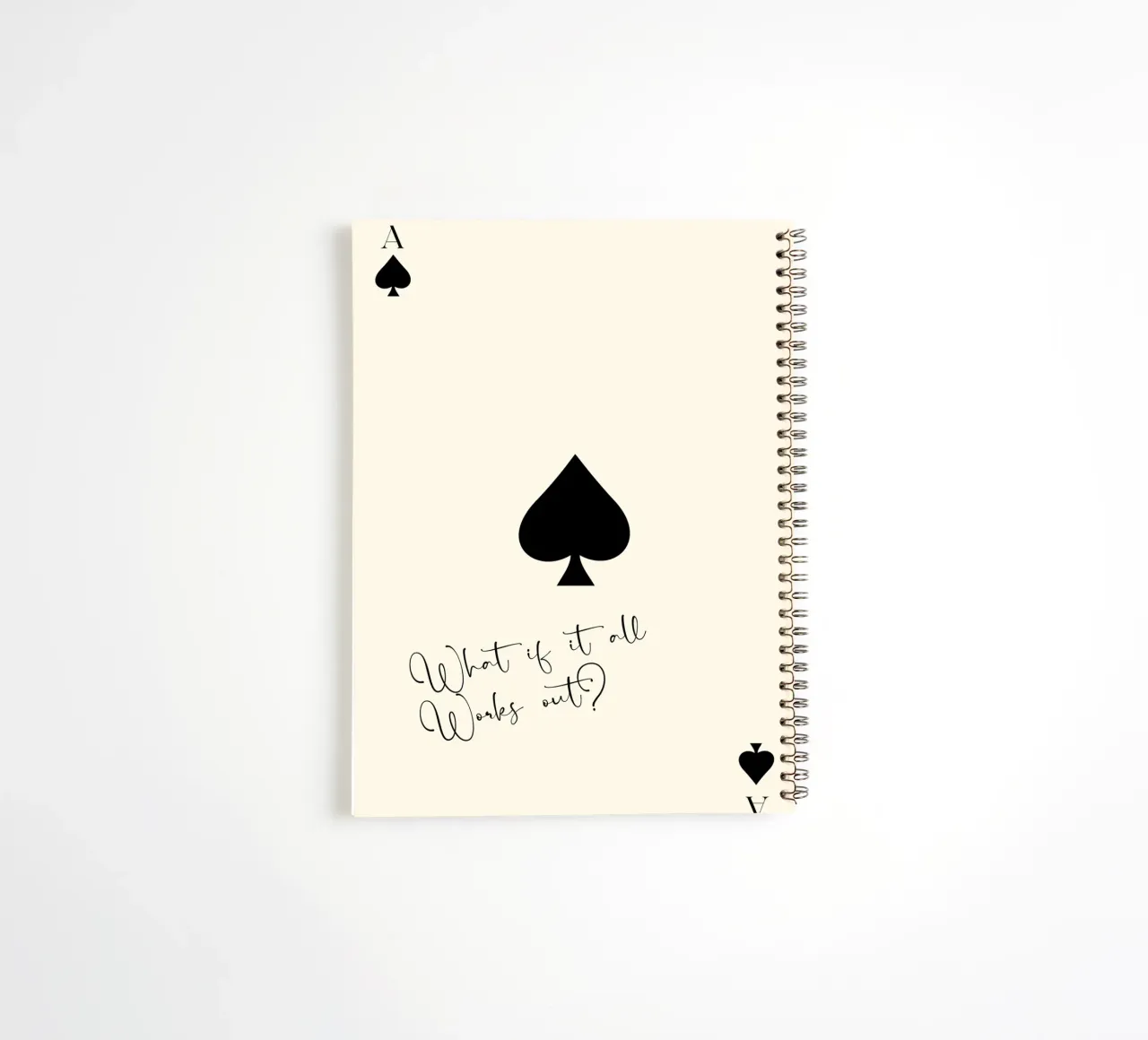 What If It All Works Out diario ad anelli da Attaboy Dsgn