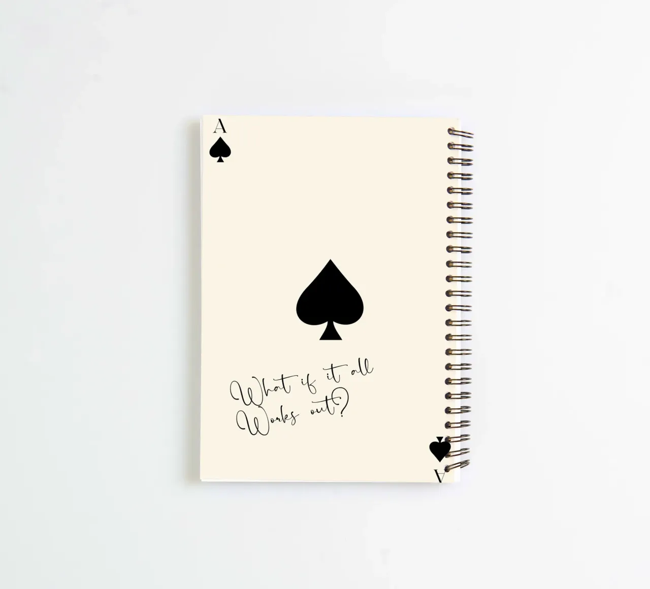 What If It All Works Out diario ad anelli da Attaboy Dsgn