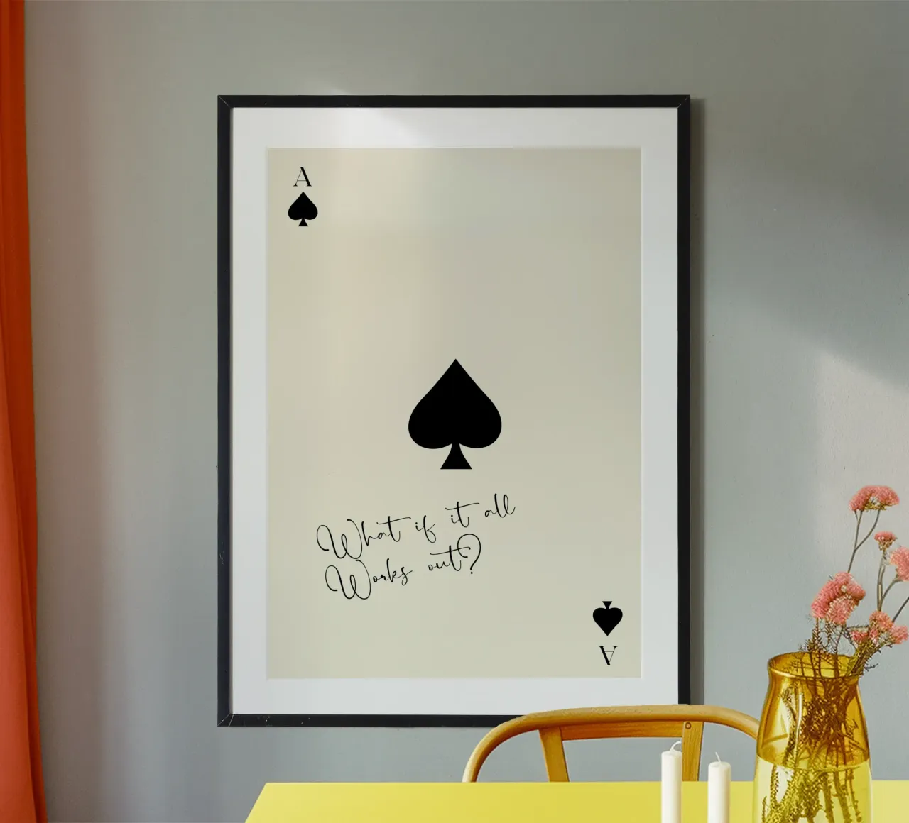 What If It All Works Out poster da Attaboy Dsgn