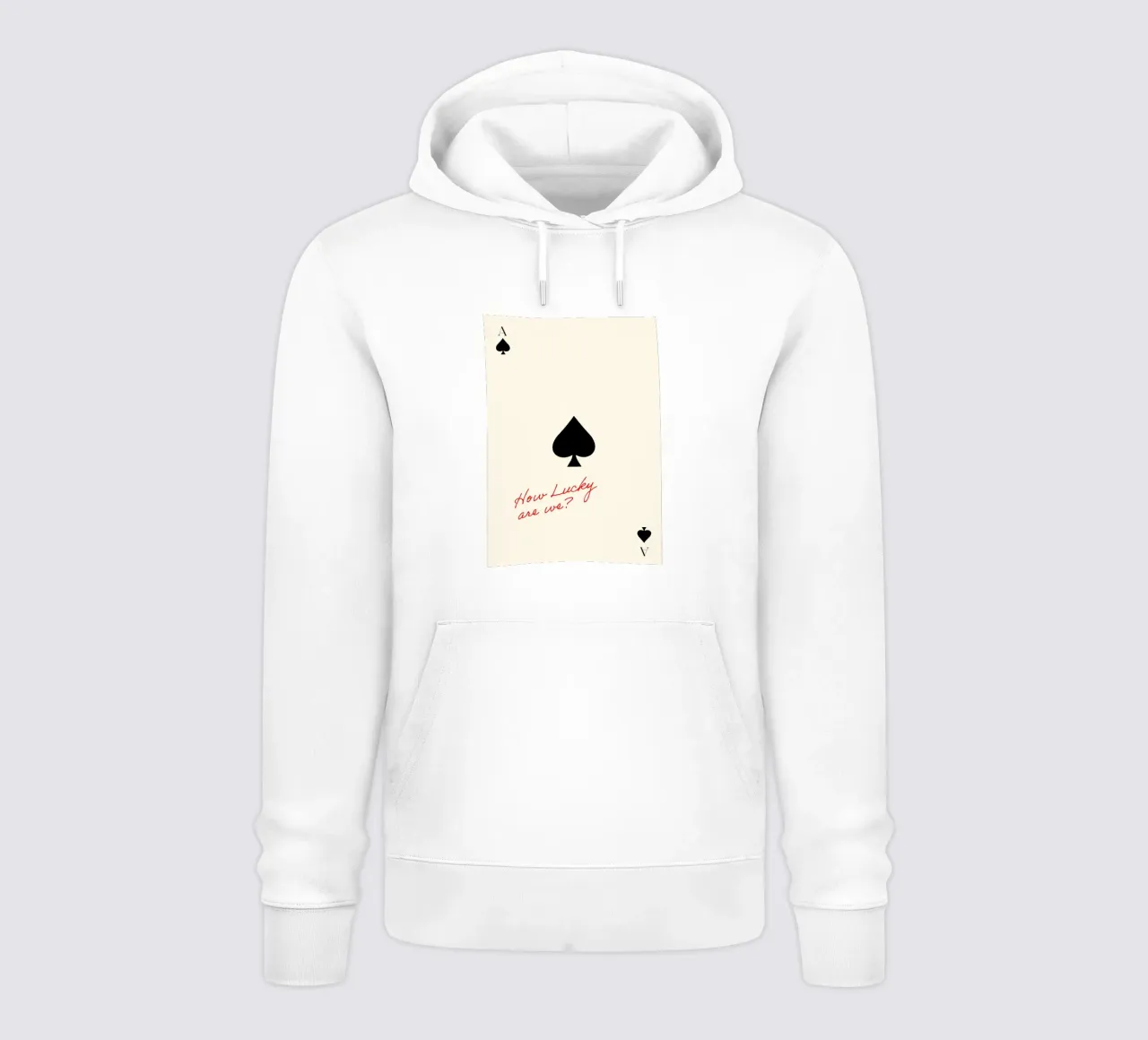 How Lucky Are We felpa con cappuccio da Attaboy Dsgn