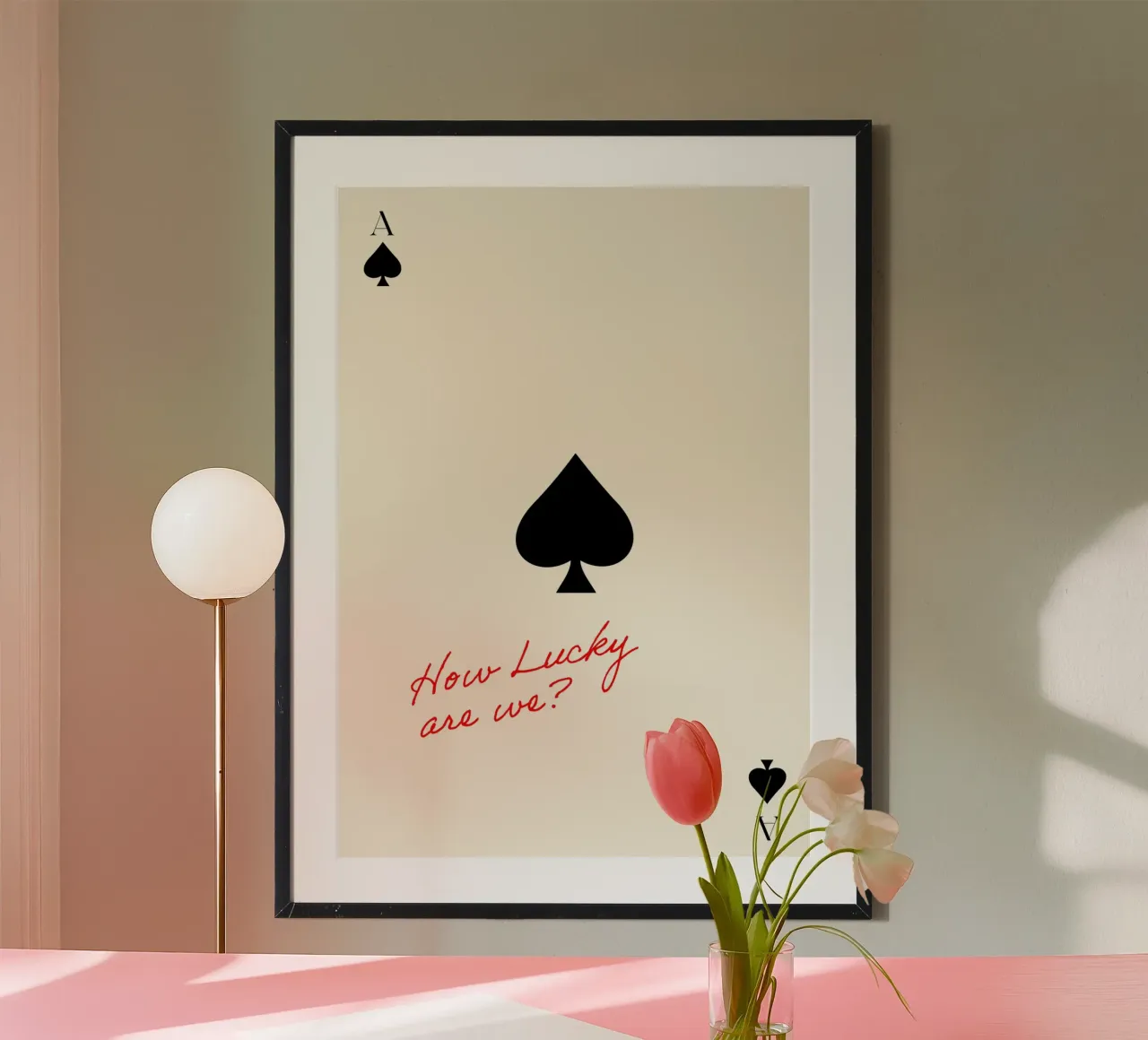 How Lucky Are We carta hahnemühle da Attaboy Dsgn