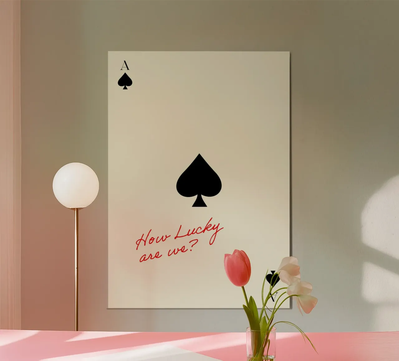 How Lucky Are We carta hahnemühle da Attaboy Dsgn